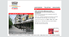 Desktop Screenshot of kurtz-schmidt.de